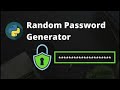 Secure Random Password Generator Using Python GUI | Intern Project Showcase