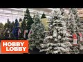 HOBBY LOBBY CHRISTMAS TREES DECORATIONS ORNAMENTS DECOR SHOP WITH ME SHOPPING STORE WALK THROUGH