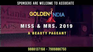 Golden India Ms. & Mrs. 2019 | A Beauty Pageant | Video | Contest | Teaser | Chandigarh | Punjab