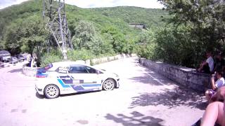 IRC 2011 - Prime Yalta Rally. Stage 5. Puskadi / Godor - tyre puncture