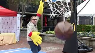 Giant Basketball and Hoop