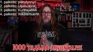 1000 tilajaa YouTubessa! Arvonta suoritettu!