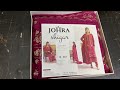 johra volume shigar lexury embroiderd peach dhnak u0026 stapel jacqurd shawl new volume