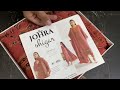 johra volume shigar lexury embroiderd peach dhnak u0026 stapel jacqurd shawl new volume