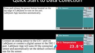 Introduction to Using the LabQuest2