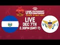 LIVE - El Salvador v Virgin Islands | FIBA U15 Centrobasket Championship 2024 | Classification 5-7