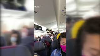 Passenger surprised to bound packed American Airlines flight to NC