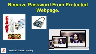 Remove Password From Protected Webpage.