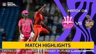 Highlights | Barbados Royals Women vs Trinbago Knight Riders Women | WCPL 2024