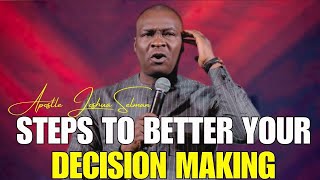 APOSTLE JOSHUA SELMAN 2024 - STEPS TO BETTER YOUR DECISION MAKING #apostlejoshuaselman