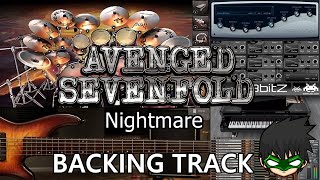 BackingTrack Metal | For Vocal + Guitar | Avenged Sevenfold - Nightmare