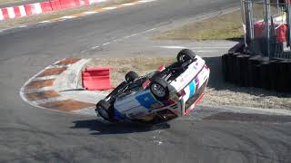 Crash Peugeot 205 GTi at Castelletto Circuit Motors Rally Show