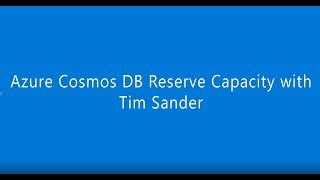Azure Cosmos DB Reserve Capacity Explained