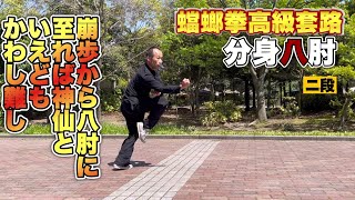 カマキリ拳法蟷螂拳【接近戦用套路・八肘二段】公開します。