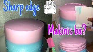 Sharp Edge Cake/PAANO MAGPAKINIS NG CAKE