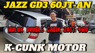 JAZZ GD3 60JT-AN,  HILUX DOUBLE CABIN 2017 #kcunkmotor