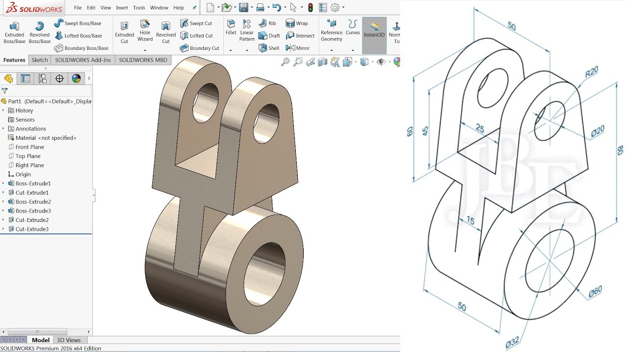 Solidworks Tutorial Exercise 130 Bank2home Solidworks Tutorial Exercise 130 Bank2home