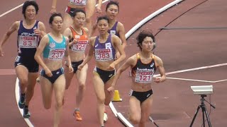 3選手が自己新で決勝へ！女子800m予選1組　日本選手権陸上2022