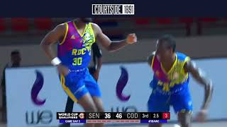 Christian Lutete Highlights  - Senegal vs DR Congo #FIBAWC 2023