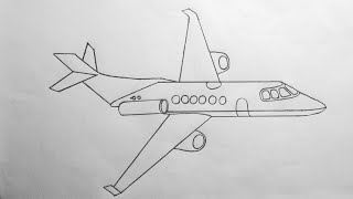 How to Draw an Airplanby|Aeroplane Drawing | How to Draw | Drawing|বিমান আঁকা শিখা