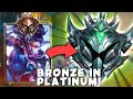 Do They Deserve it? BRONZE Vayne Goes into PLATINUM for the FIRST TIME!! - League of Legends