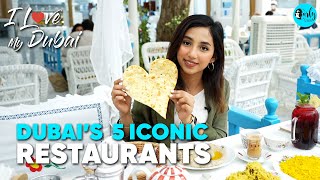 5 Iconic Restaurants In Dubai Every Tourist Must Visit | I Love y Dubai Ep:1| Curly Tales UAE