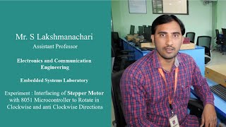 Interfacing of Stepper Motor with 8051 Microcontroller to Rotate in Clockwise & anti Clockwise Direc