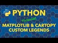 Python Matplotlib and Cartopy Custom Legends