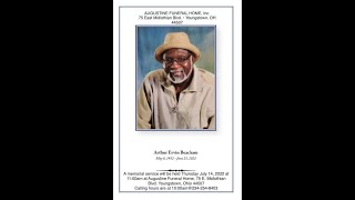 My Dads memorial service 2022
