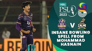Insane Bowling Spell From Mohammad Hasnain | Quetta vs Peshawar | Match 9 | HBL PSL 8 | MI2T