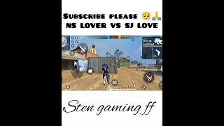 SJ LOVER VS NS LOVER 1 VS 1  CUSTOM VIDEO 😱😱 #mp #freefire #gaming #freefirefreefire #draco #free