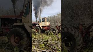 ECO black smoke 💨💨🚜💪 #tractor #forestfarming #farming #johndeere #woodworking