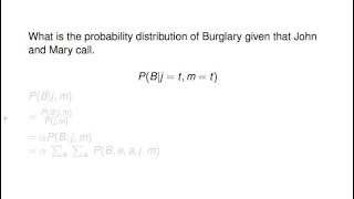 Basic Inference in Bayesian Networks