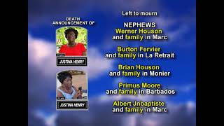 Justina Henry ~ Long Obituary