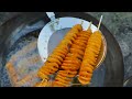 potato twister famous indian street food recipe spiral fried potato tornado