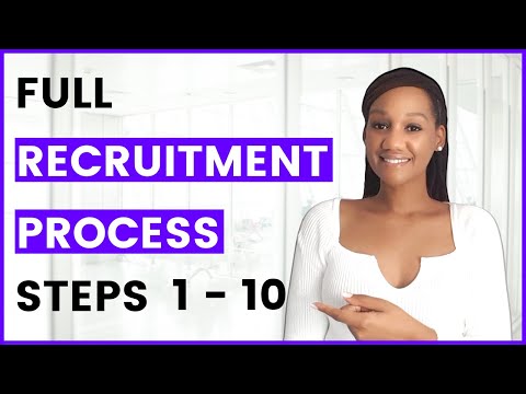 All stages of the recruitment process (1-10)