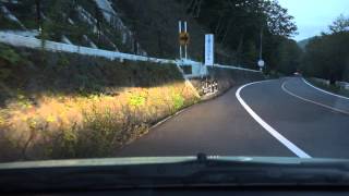 4K　国道413号（道志みち）　全線等速版　　山梨県山中湖村→道志村→神奈川県相模原市　2015年10月撮影版