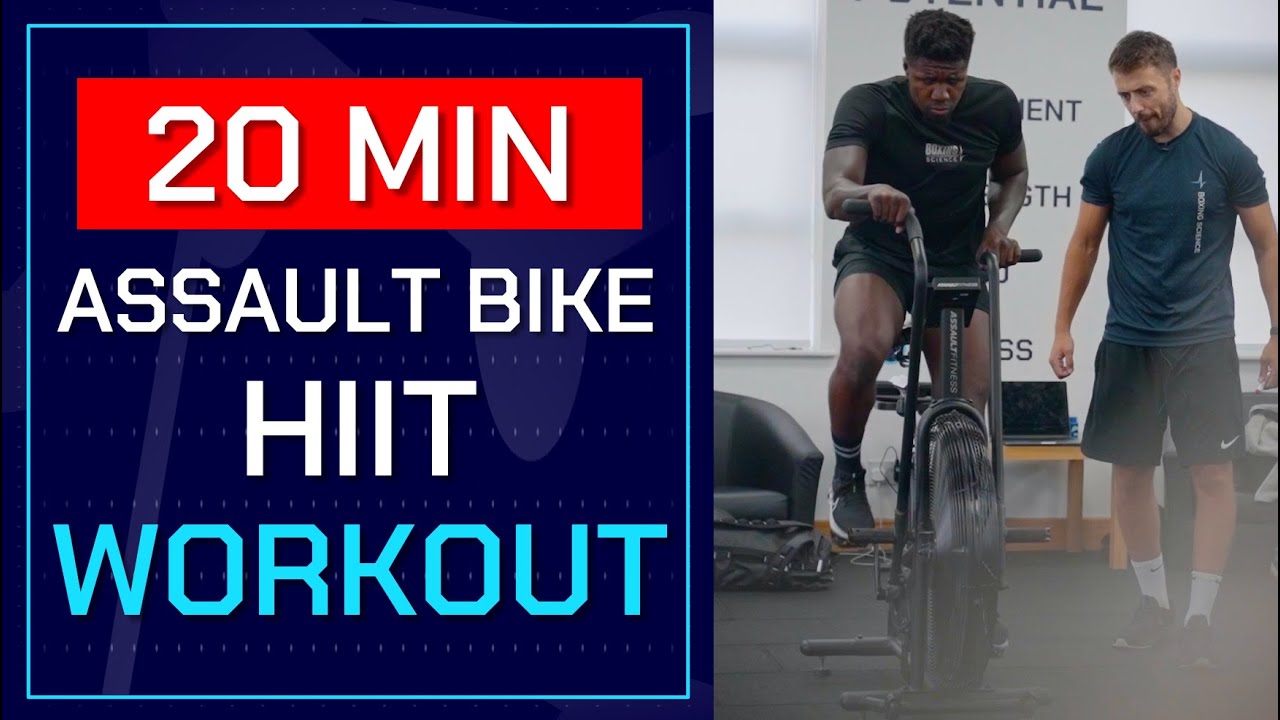 20 Minute Assault Bike HIIT Workout - YouTube