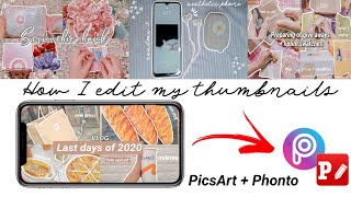 MAKE YOUR THUMBNAIL CREATIVE AND AESTHETIC 🌼 | HOW I EDIT MY THUMBNAIL | Angel Paner