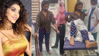 Yashika Anand 1st Step up After Accident | யாஷிகா ஆனந்த் latest Hospital Video