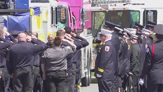Fallen Berks County firefighters remembered during funeral service on Saturday