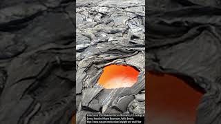 A River of Lava Visible Through a Skylight