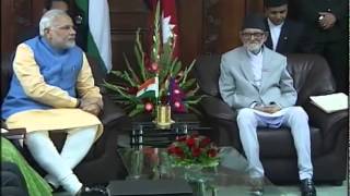 PM Narendra Modi meets Nepal PM Sushil Koirala