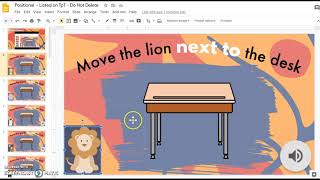 positional words teacher preview