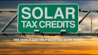 Save $ with Solar Tax Credits