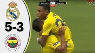 Fenerbahçe - Real Madrid - Audi Cup ÖZET