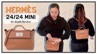 Hermès 24/24 Mini In-Depth Review (24/24 21) - 6 Ways To Wear | What Fits | Price | My First Luxury