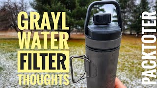 Grayl Titanium Water Filter Thoughts