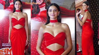 Ananya Pandey Looks So Attractive H0t In Red Outfit & Many Celebs Attends Dream Girl 2 Success Party