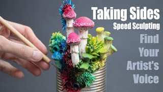 Finding Your Voice | Speed Sculpting Contemporary Art & Sculpture